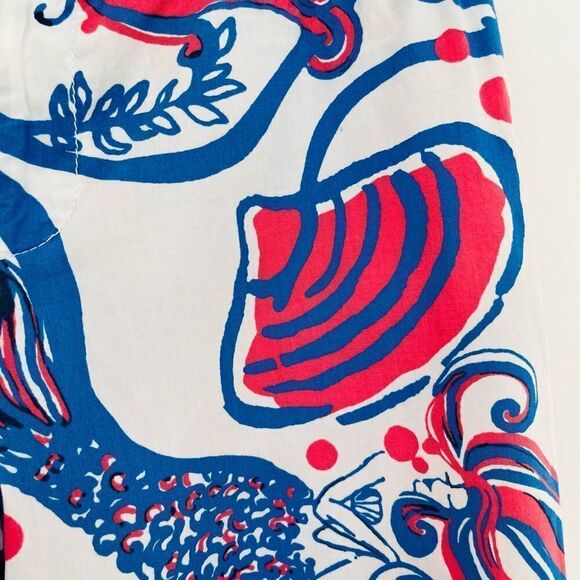 Lilly Pulitzer Palm Beach fit shell design Capri pants size 2. - Picture 6 of 7